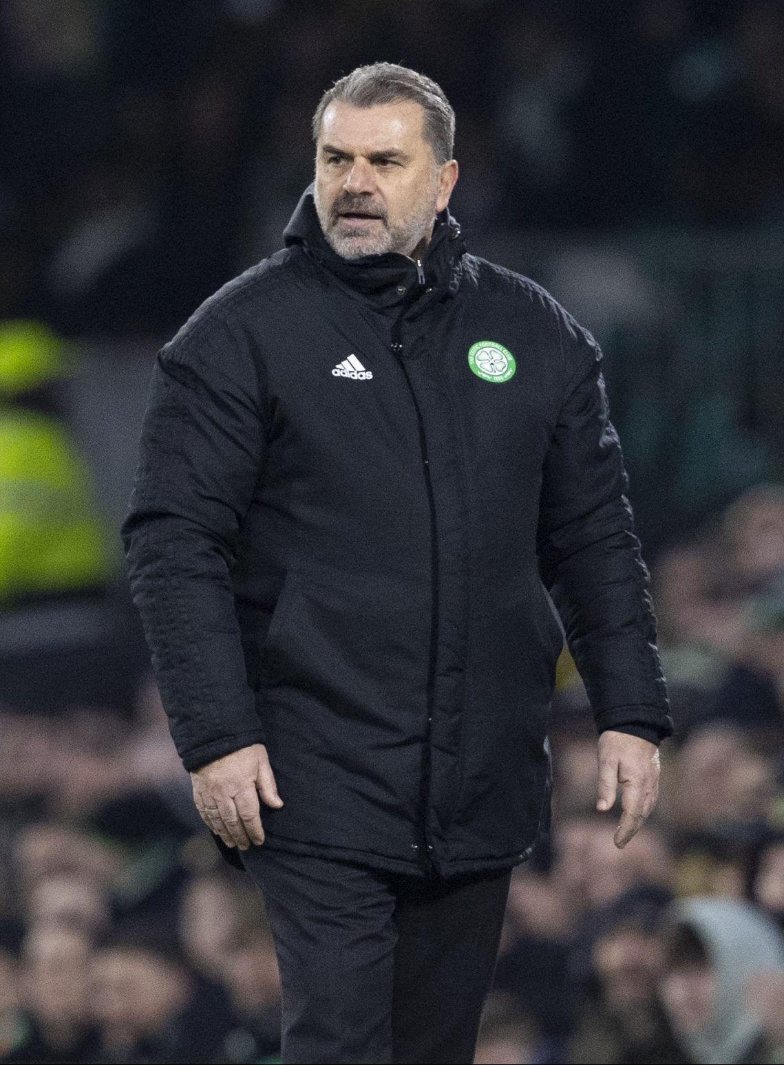 GLASGOW, SCOTLAND - MARCH 02: 
Ange in action for Celtic during a Cinch Premiership match between Celtic and St Mirren at Celtic Park, on March 02, in Glasgow, Scotland. (Photo by Alan Harvey / SNS Group)